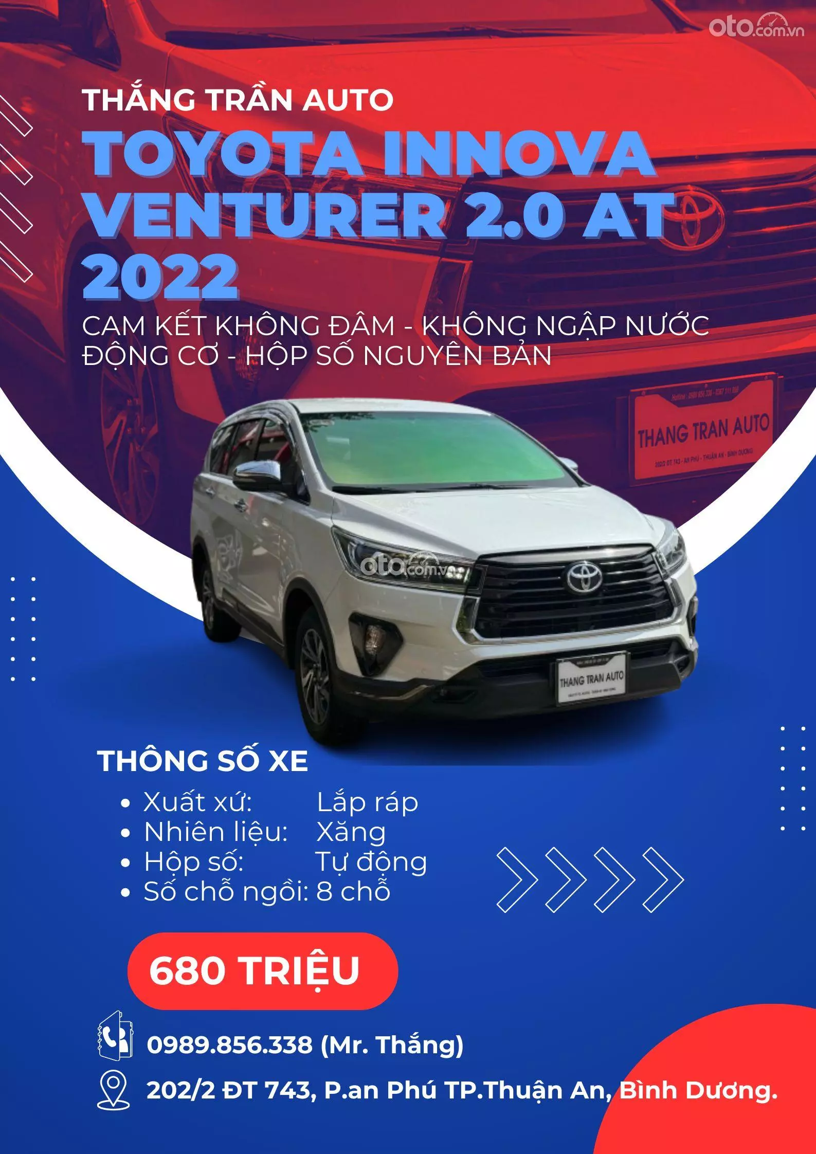 2022 Toyota Innova 2.0 Venturer AT