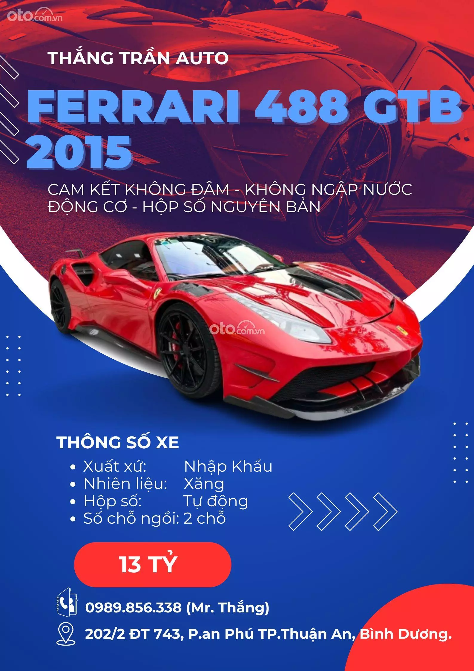 2015 Ferrari 488 GTB