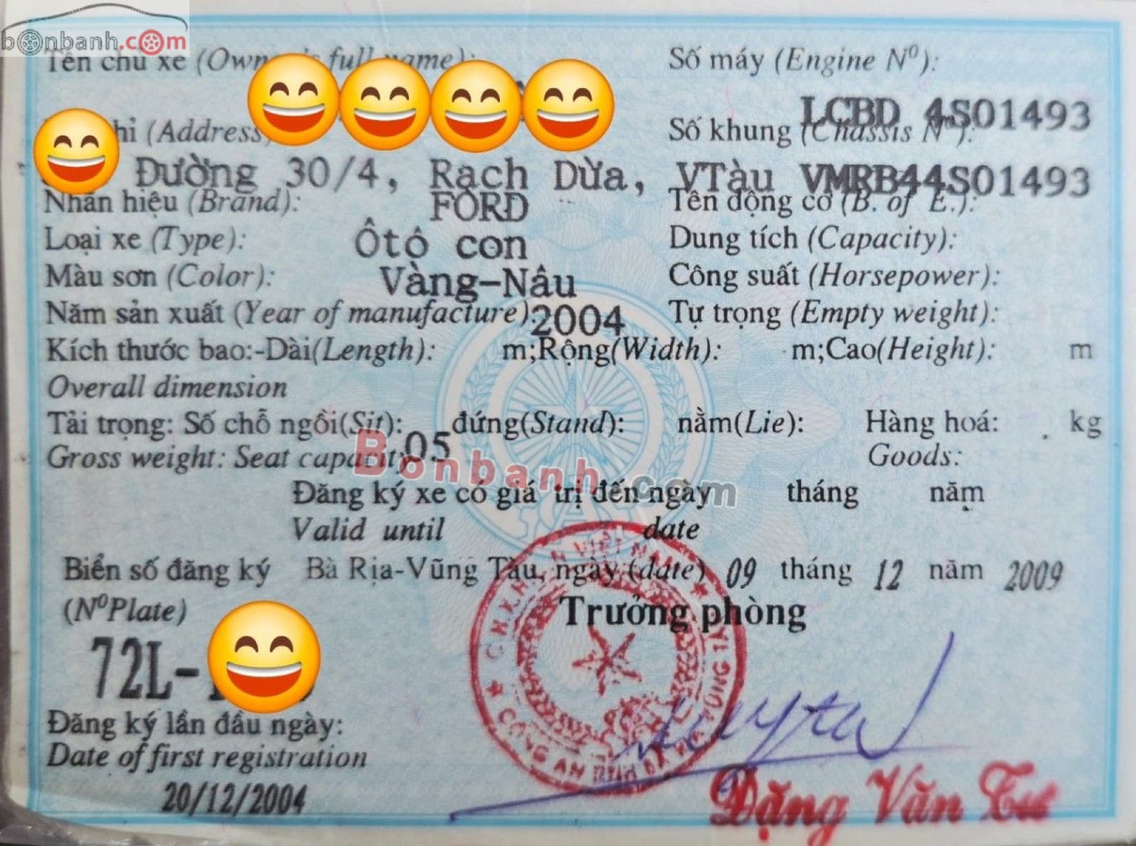 2004 Ford Mondeo 2.5 AT - ảnh nhỏ 10