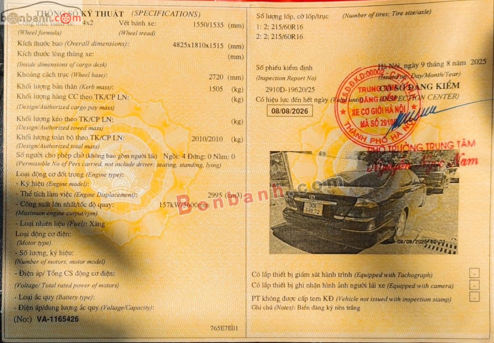 2005 Toyota Camry Grande 3.0 AT - ảnh nhỏ 10