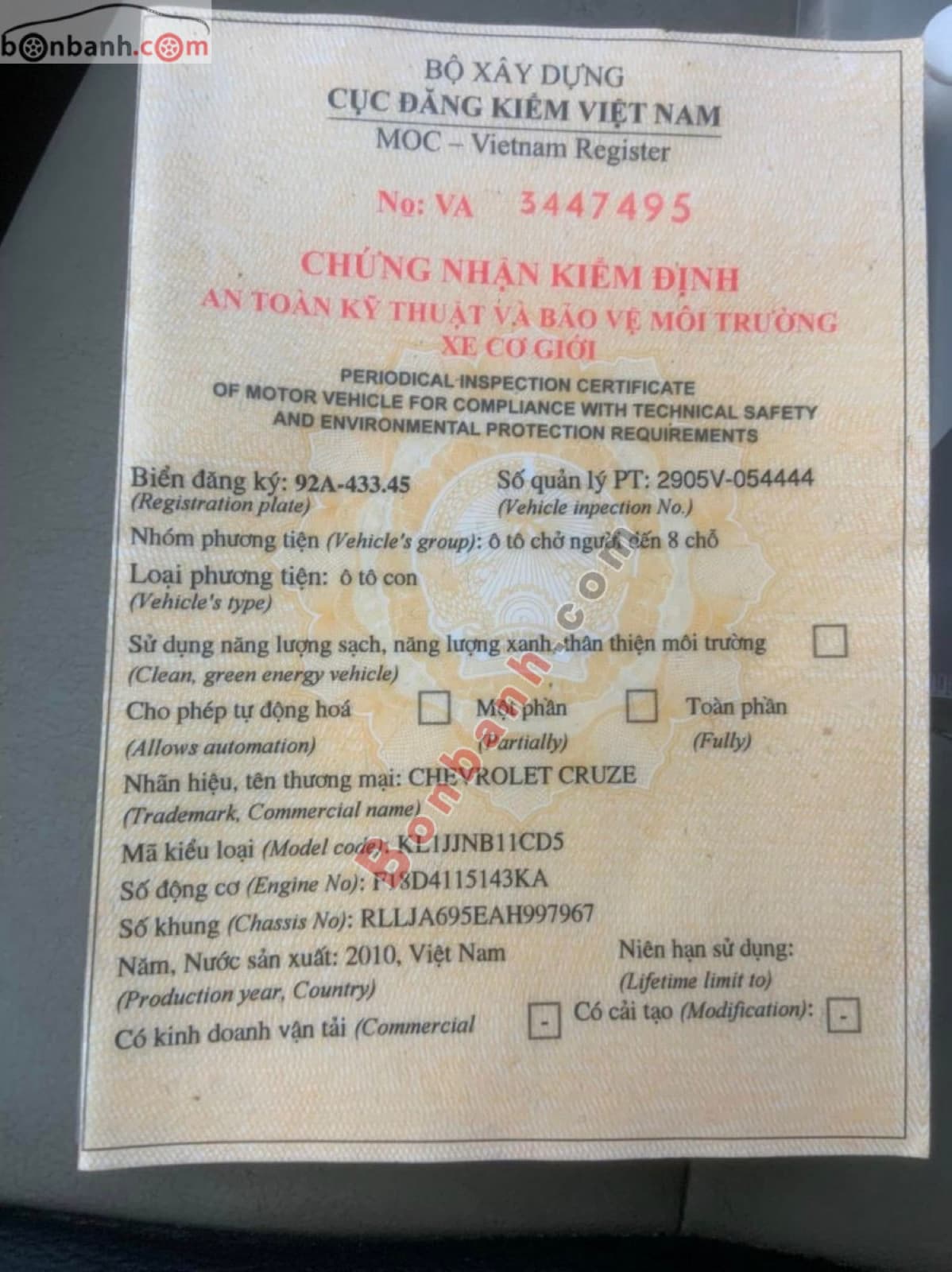 2010 Chevrolet Cruze LTZ 1.8 AT - ảnh nhỏ 6