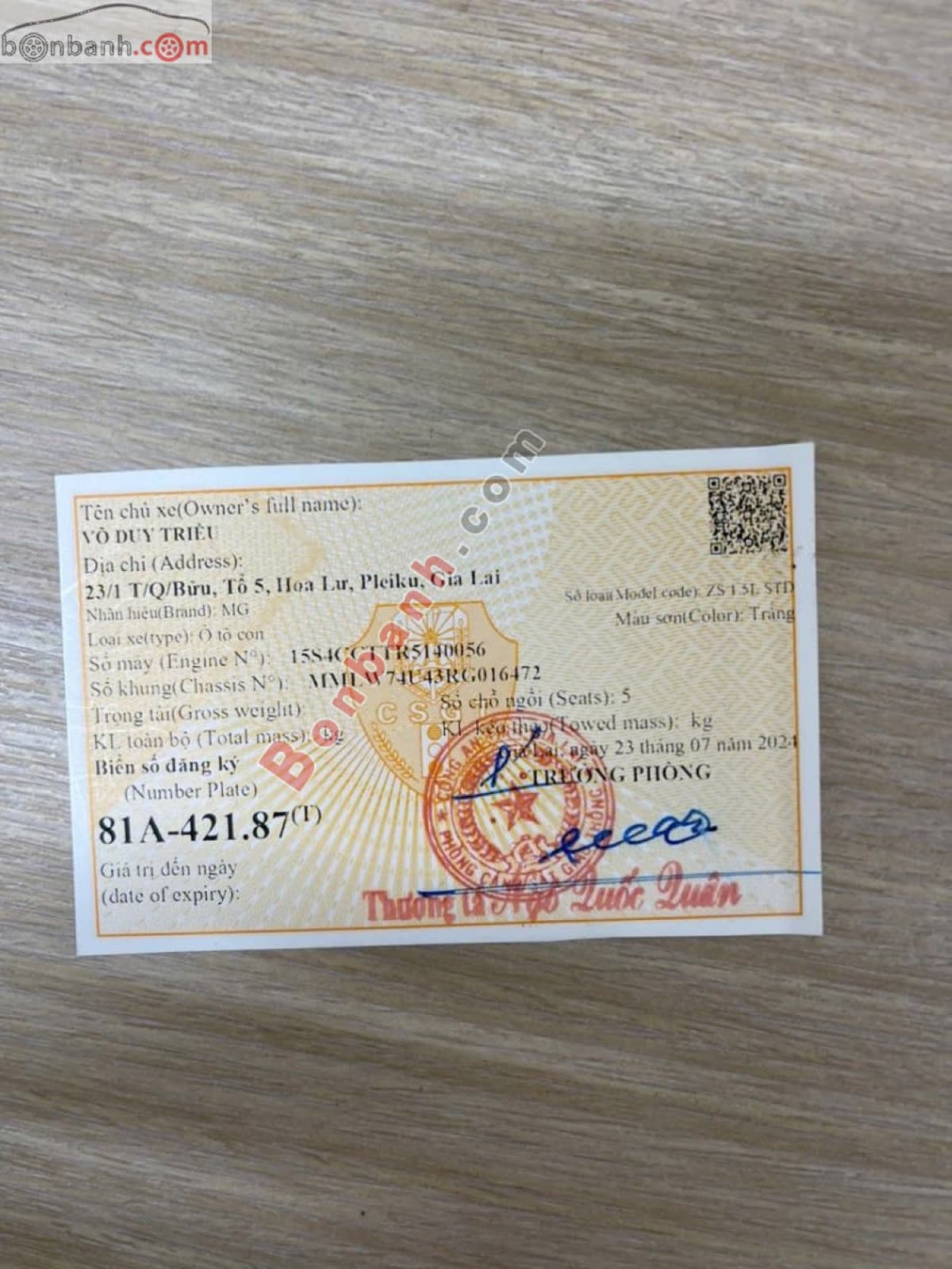 2024 MG ZS Standard 1.5 AT 2WD - ảnh nhỏ 10