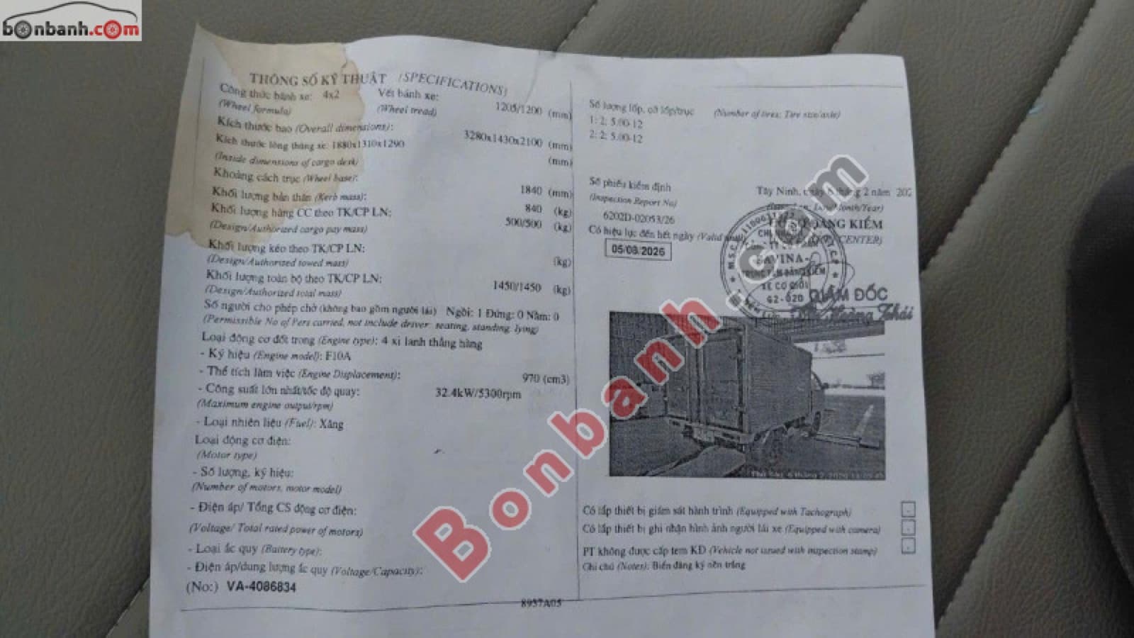 2004 Suzuki Carry Tải - ảnh nhỏ 7
