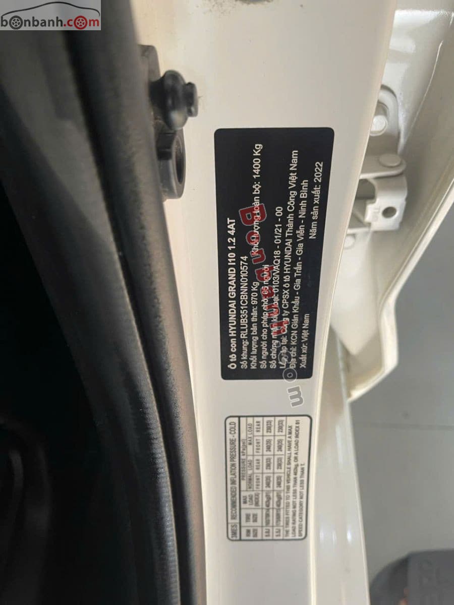 2022 Hyundai i10 1.2 AT - ảnh nhỏ 5
