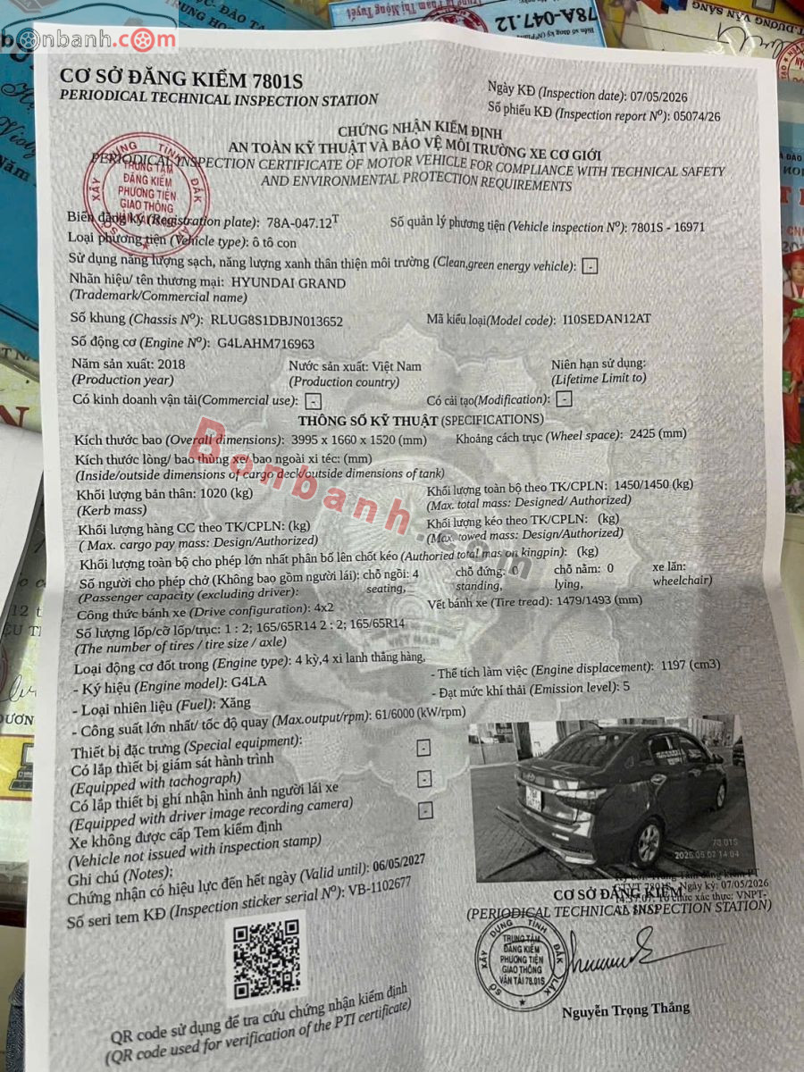 2018 Hyundai i10 Grand 1.2 AT - ảnh nhỏ 10