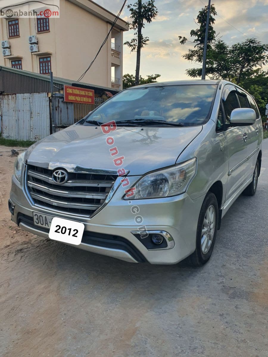 2012 Toyota Innova 2.0E