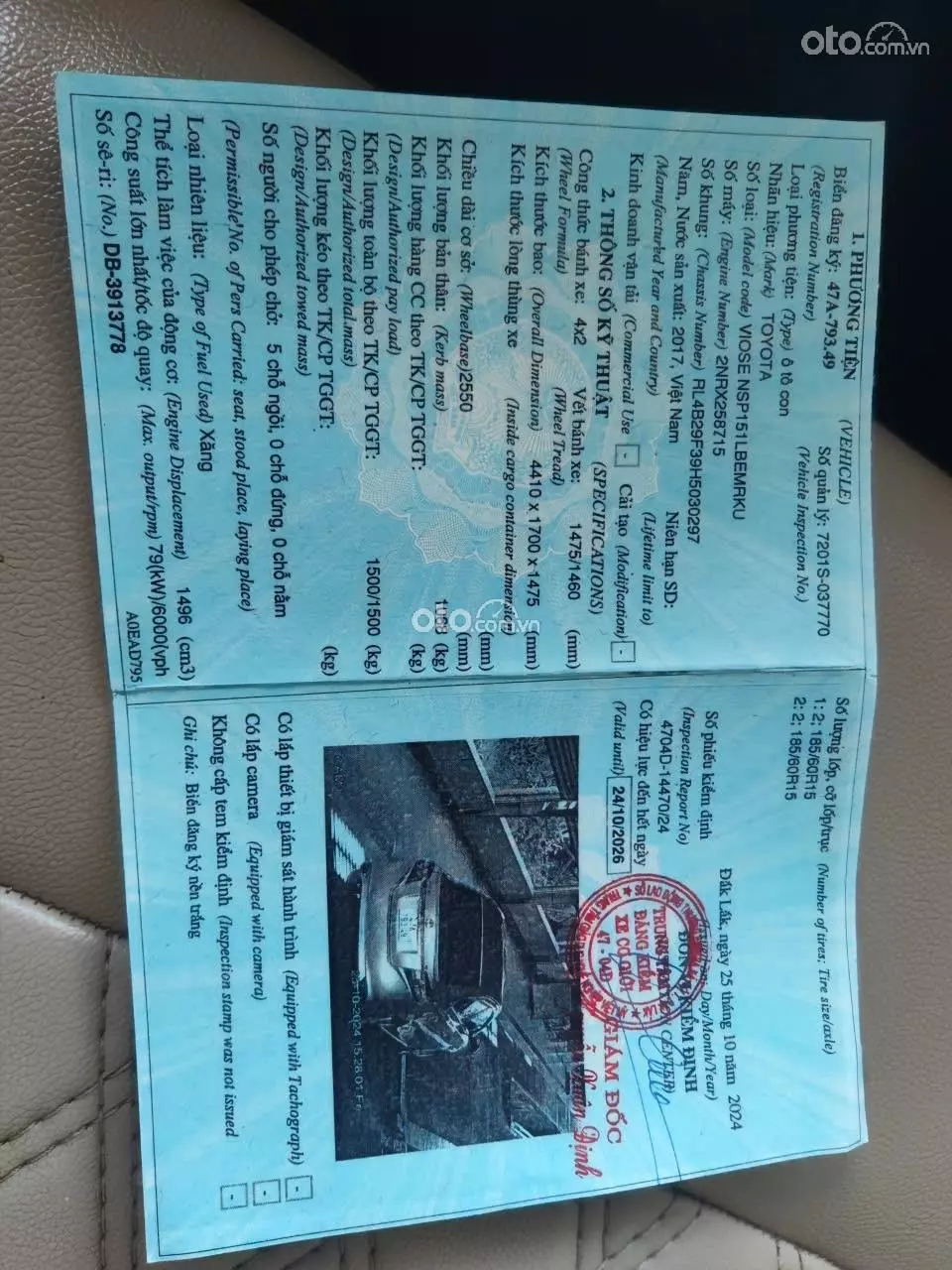 2017 Toyota Vios 1.5E MT - ảnh nhỏ 8