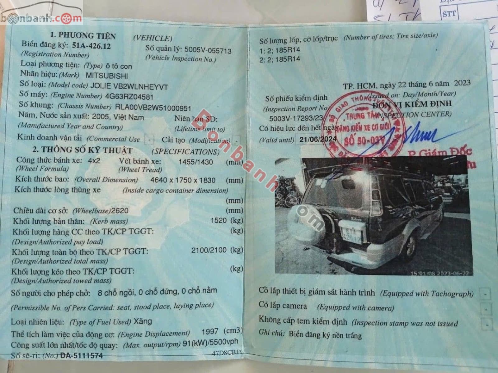 2005 Mitsubishi Jolie SS - ảnh nhỏ 5