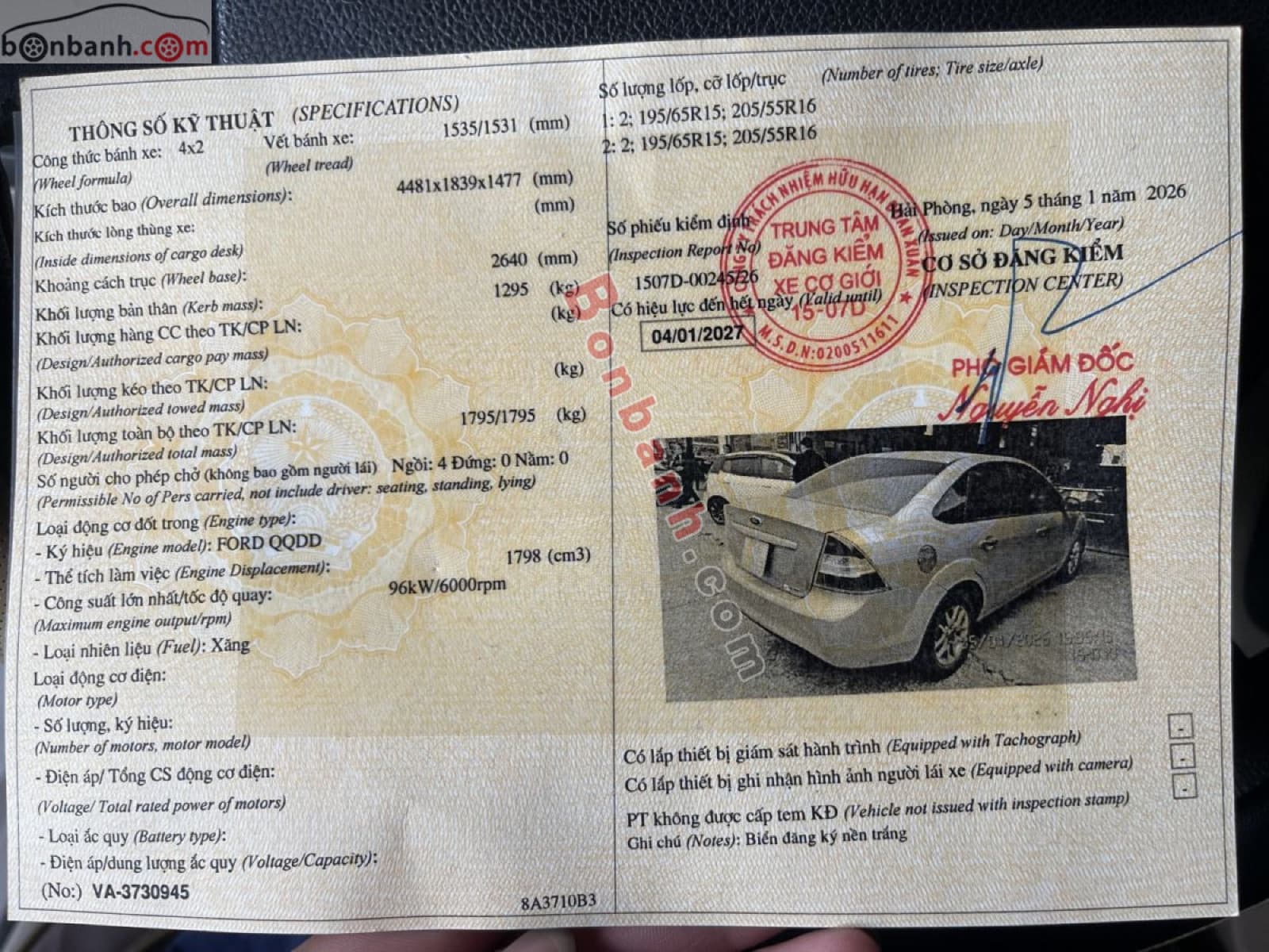 2009 Ford Focus 1.8 AT - ảnh nhỏ 5